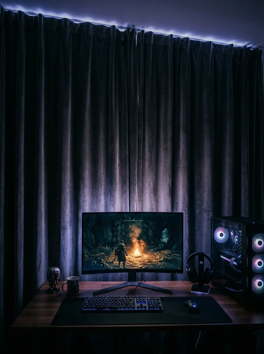 Themed Curtain Backdrop