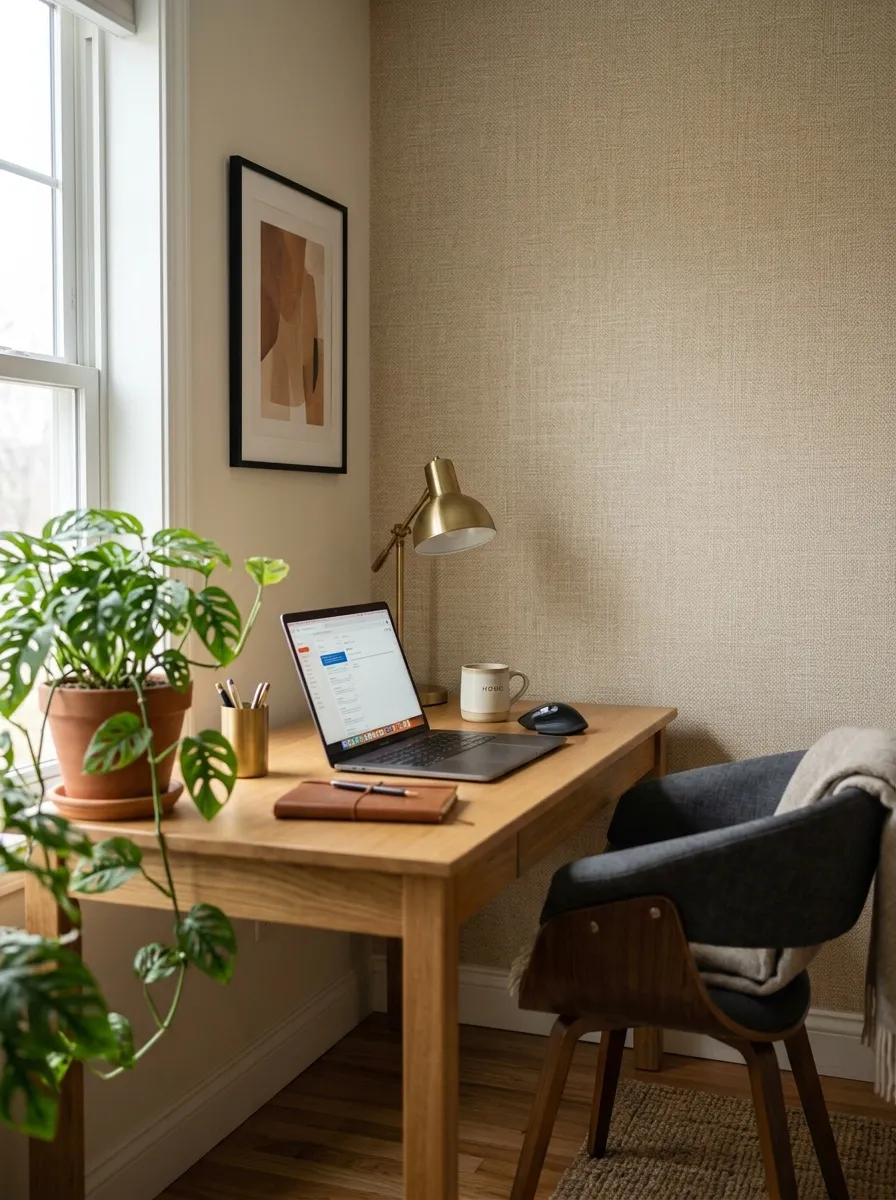 Home Office Video Backdrop