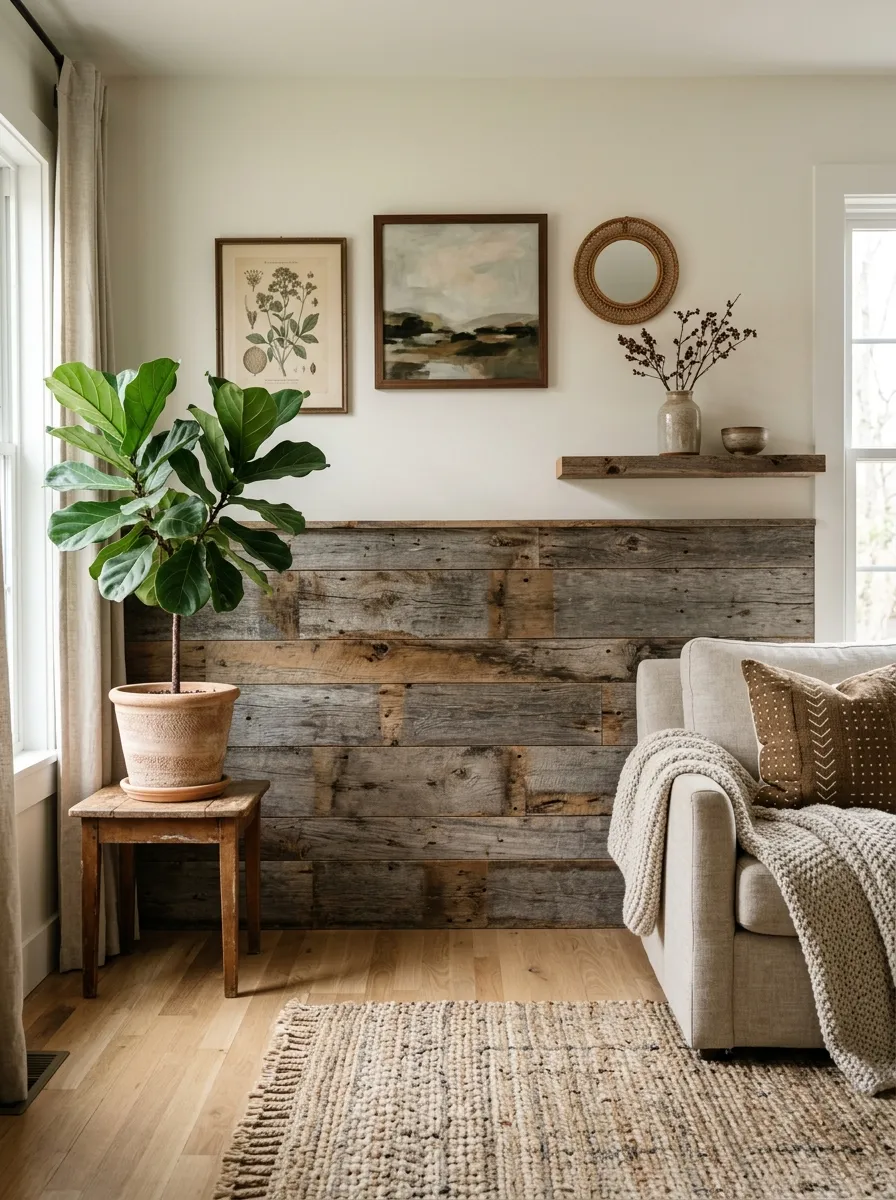 Reclaimed Wood Half Panels