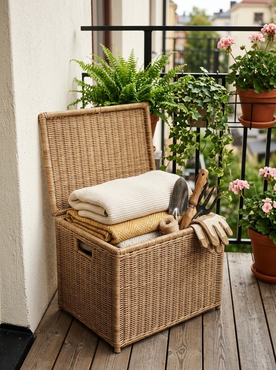 Add Weatherproof Storage Bins