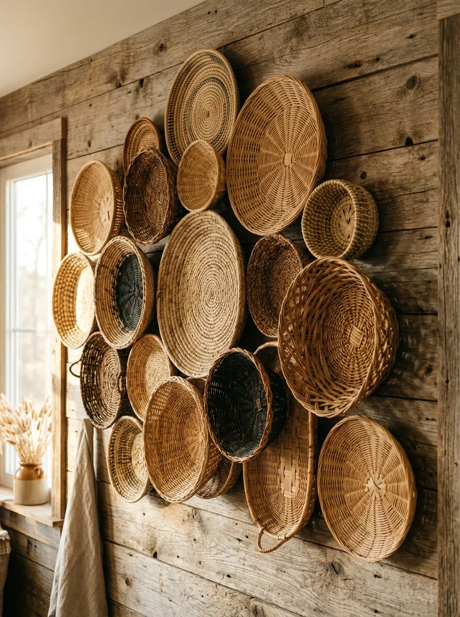 Layered Basket Wall Gallery