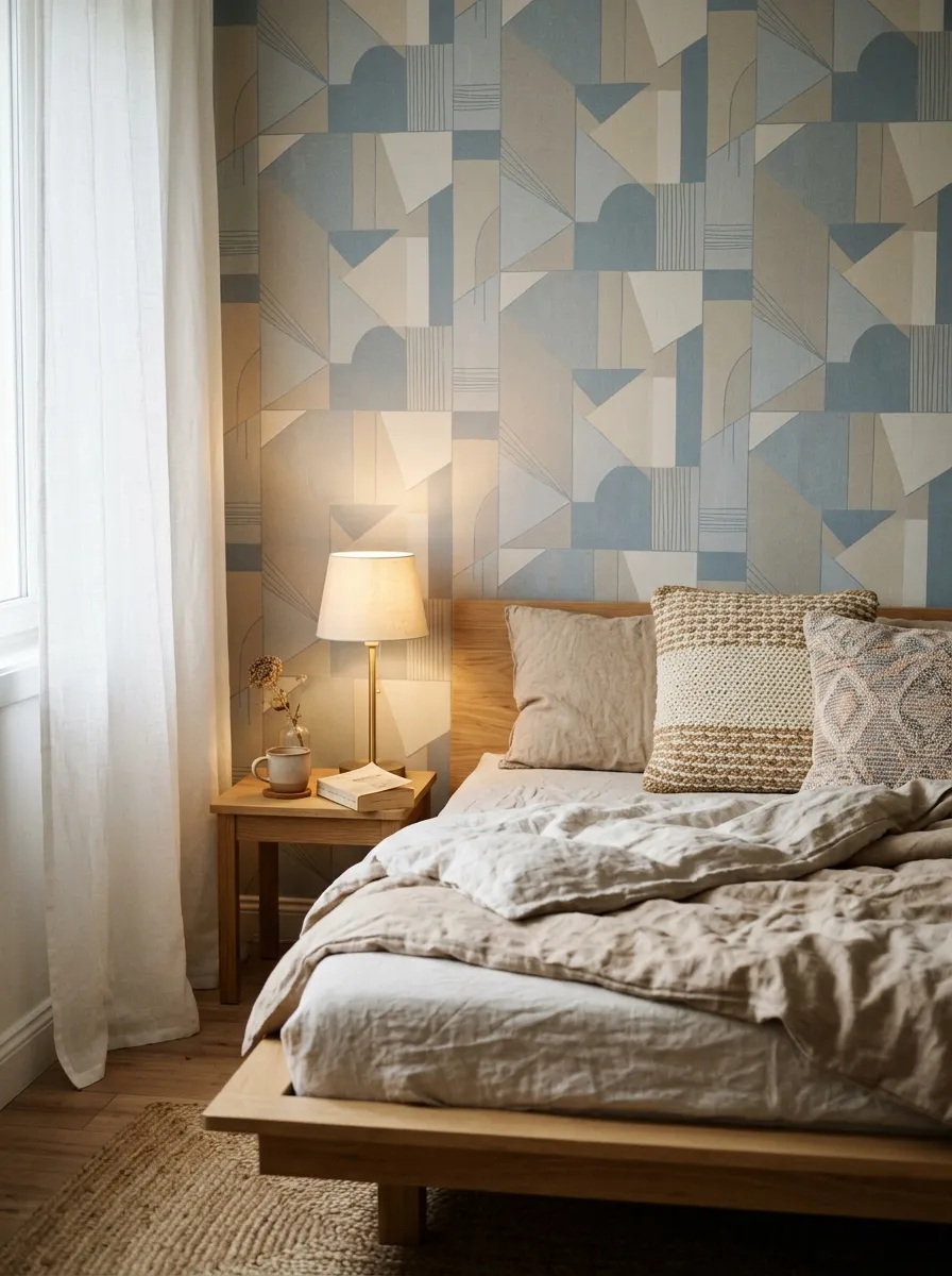 Accent Wall Behind the Bed