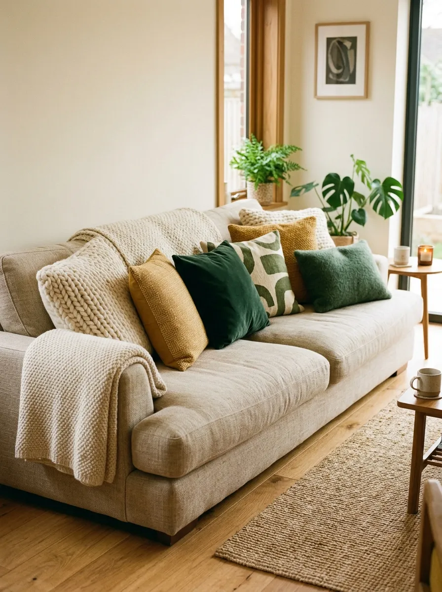 Layered Throw Pillows