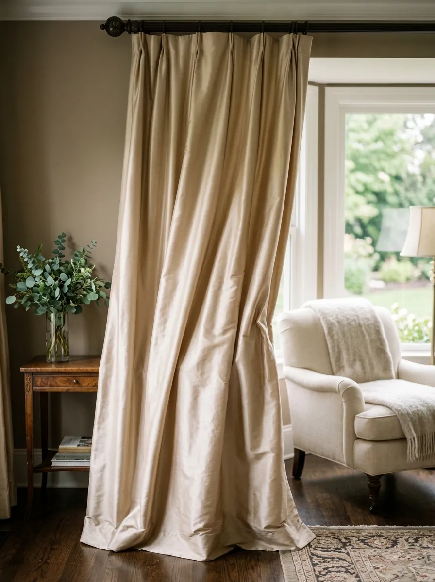 Choose Curtains with a Subtle Sheen