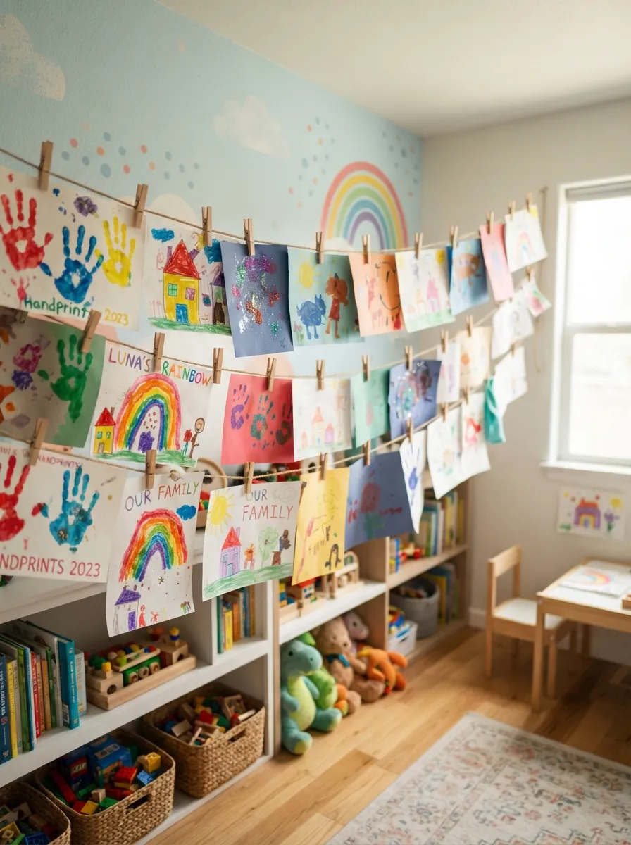 Handprint or Kids Art Display