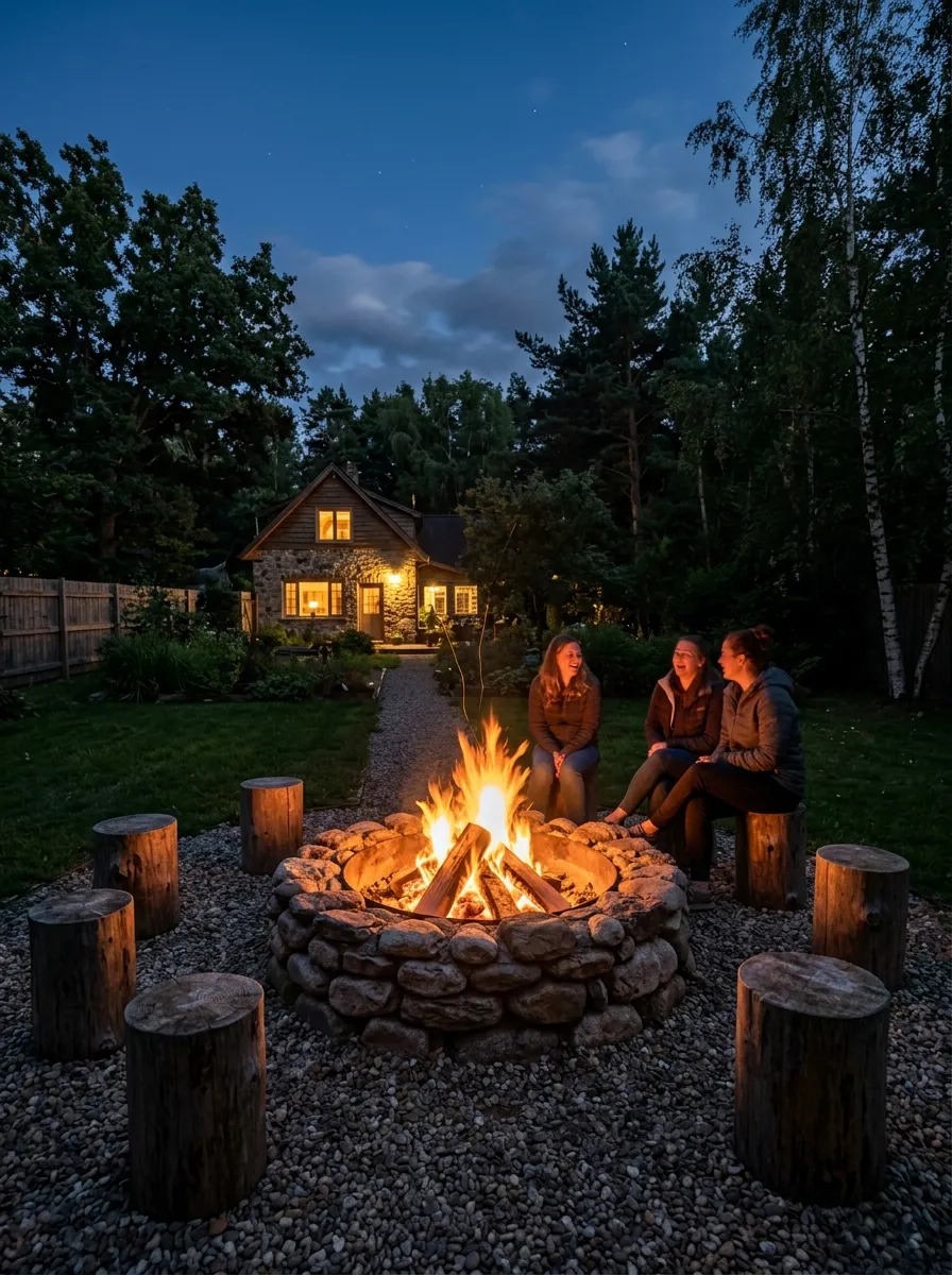 Fire Pit Seating Circle
