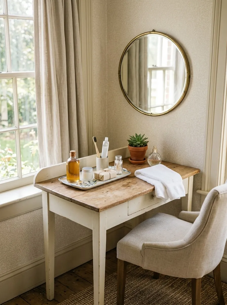 .Add a Small Vanity Corner