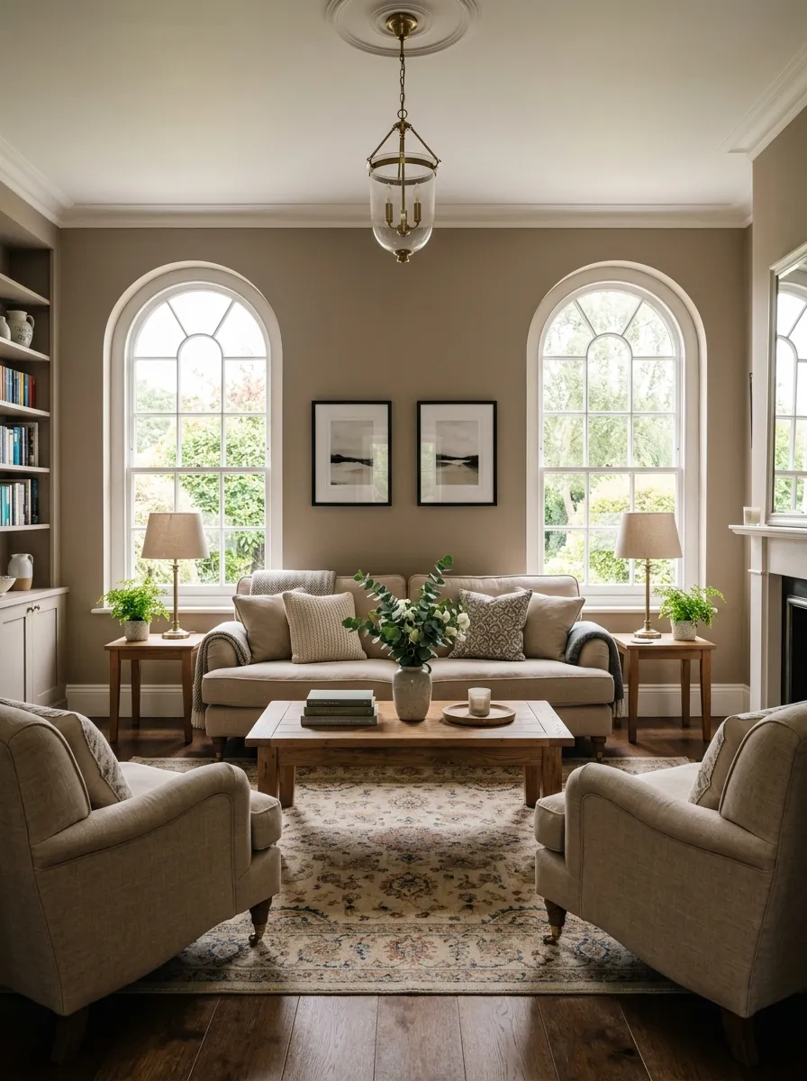 Symmetrical Furniture Arrangement