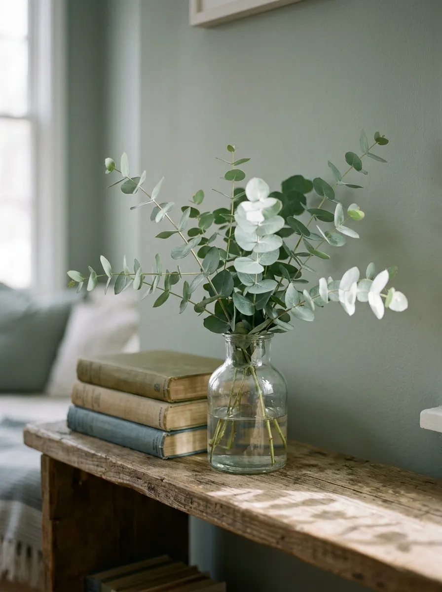 Simple Greenery in Vases