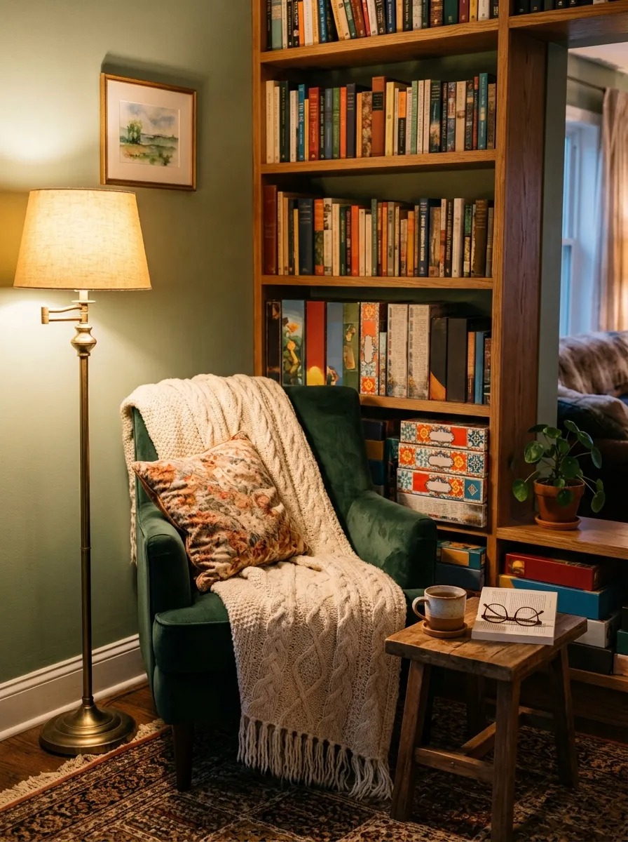 Cozy Reading Nook Combo Corner
