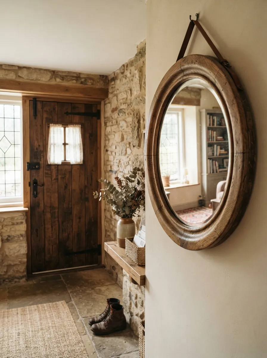 Add a Small Wall Mounted Mirror Nearby