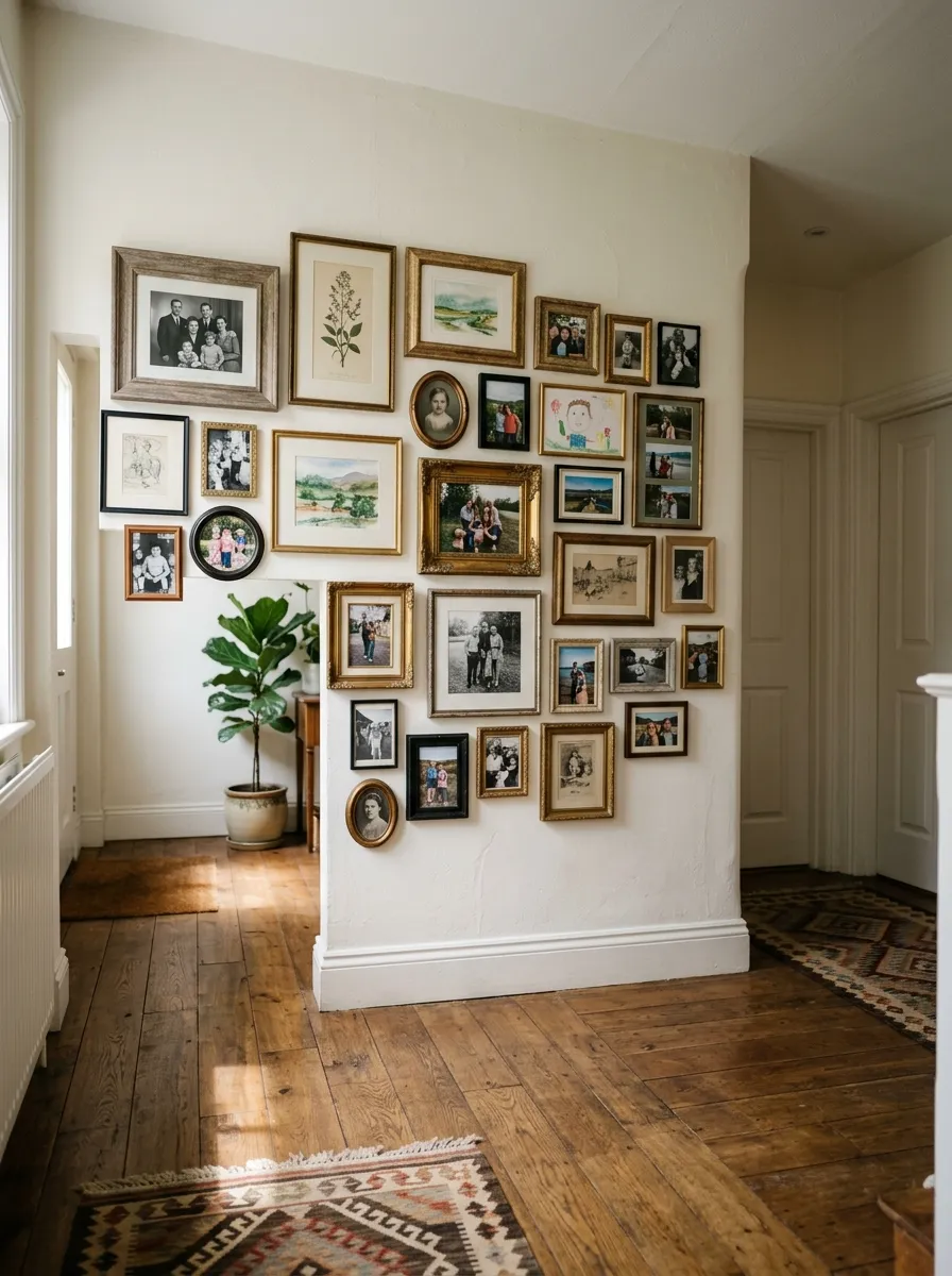Mixed Frame Sizes on One Wall