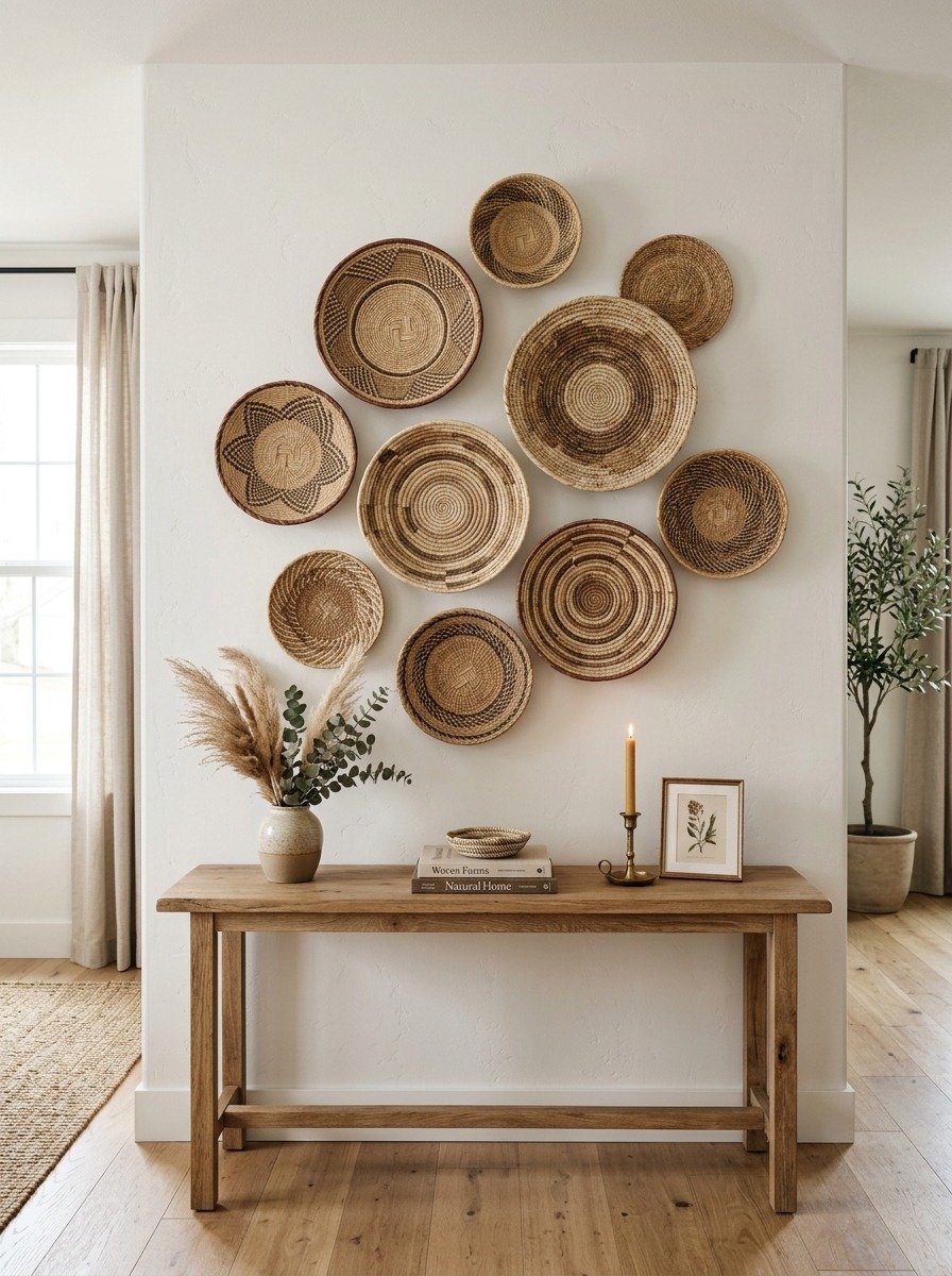 Handmade Woven Wall Baskets