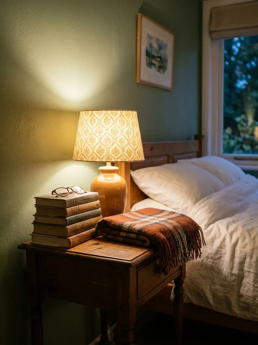 Add a Reading Lamp Beside the Bed