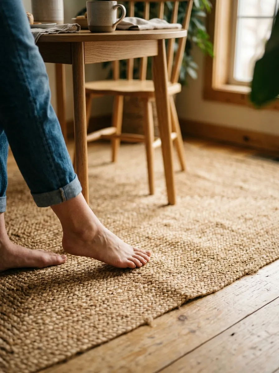 Layer In A Soft Textured Rug