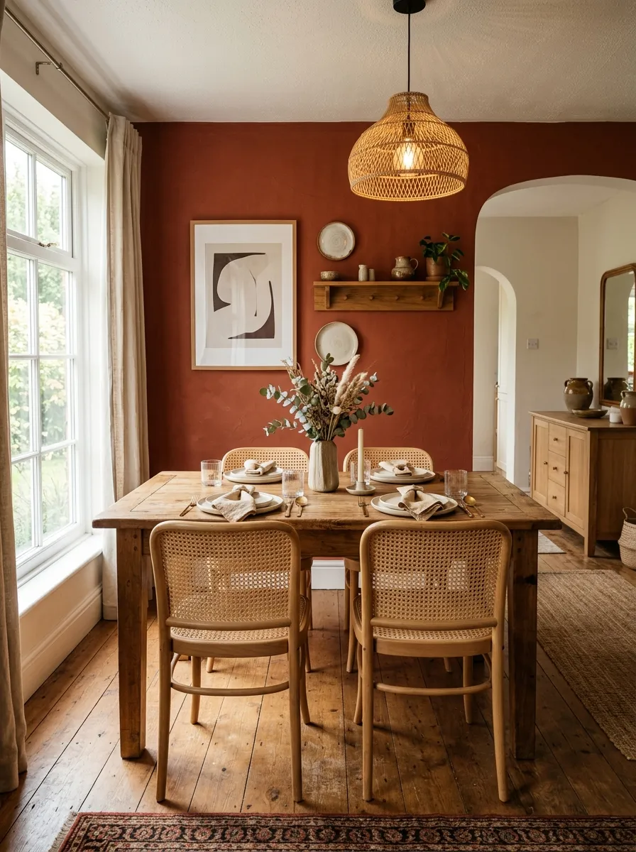 Terracotta Accent Walls