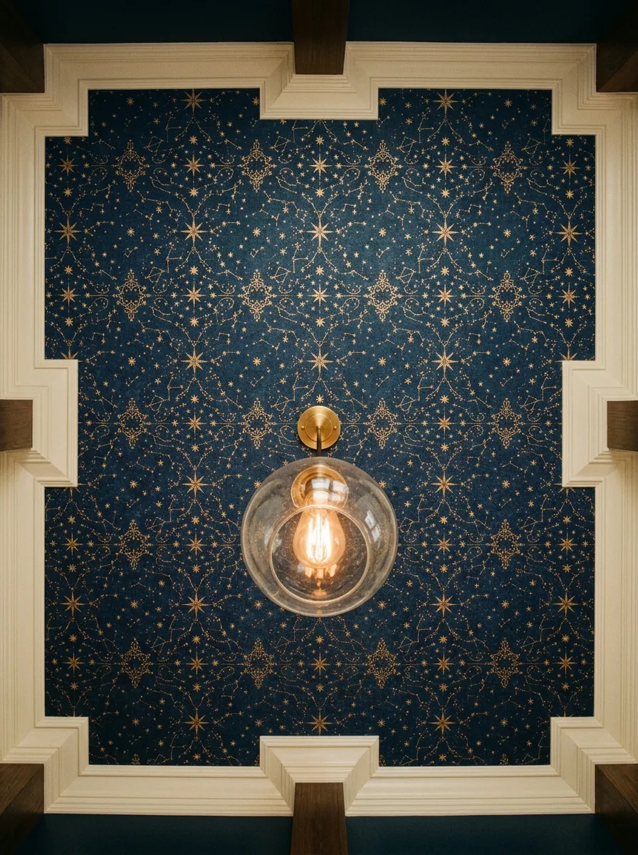 Wallpaper on the Ceiling
