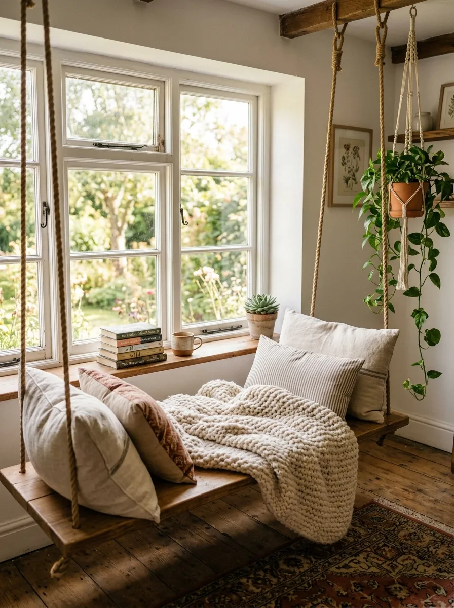 Reading Nook Swing by the Window