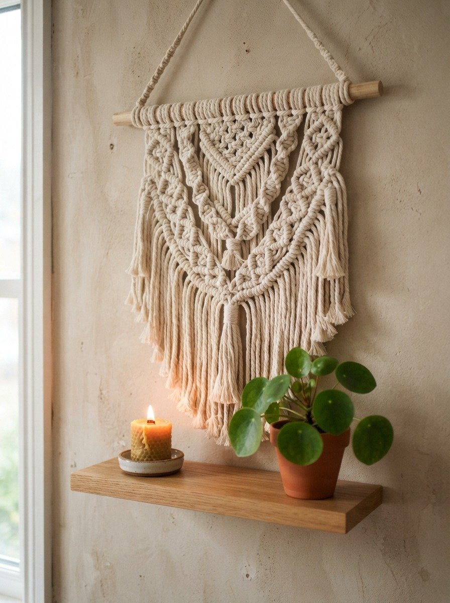 Add a Macrame Wall Hanging