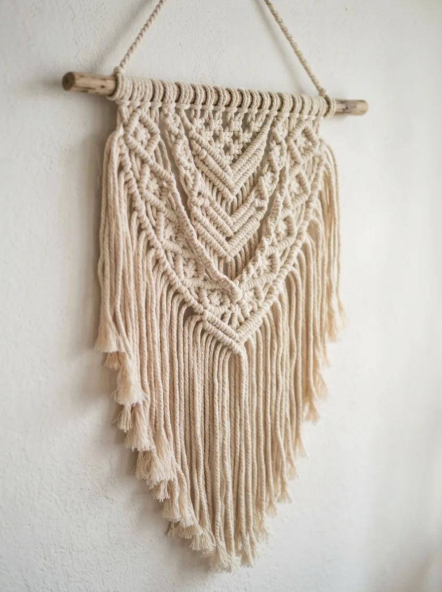 Woven Macrame Wall Hanging