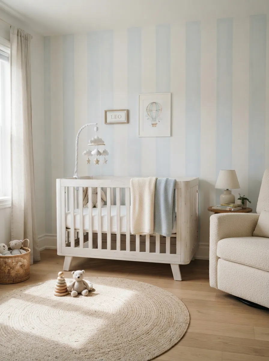 Stripes Painted by Hand