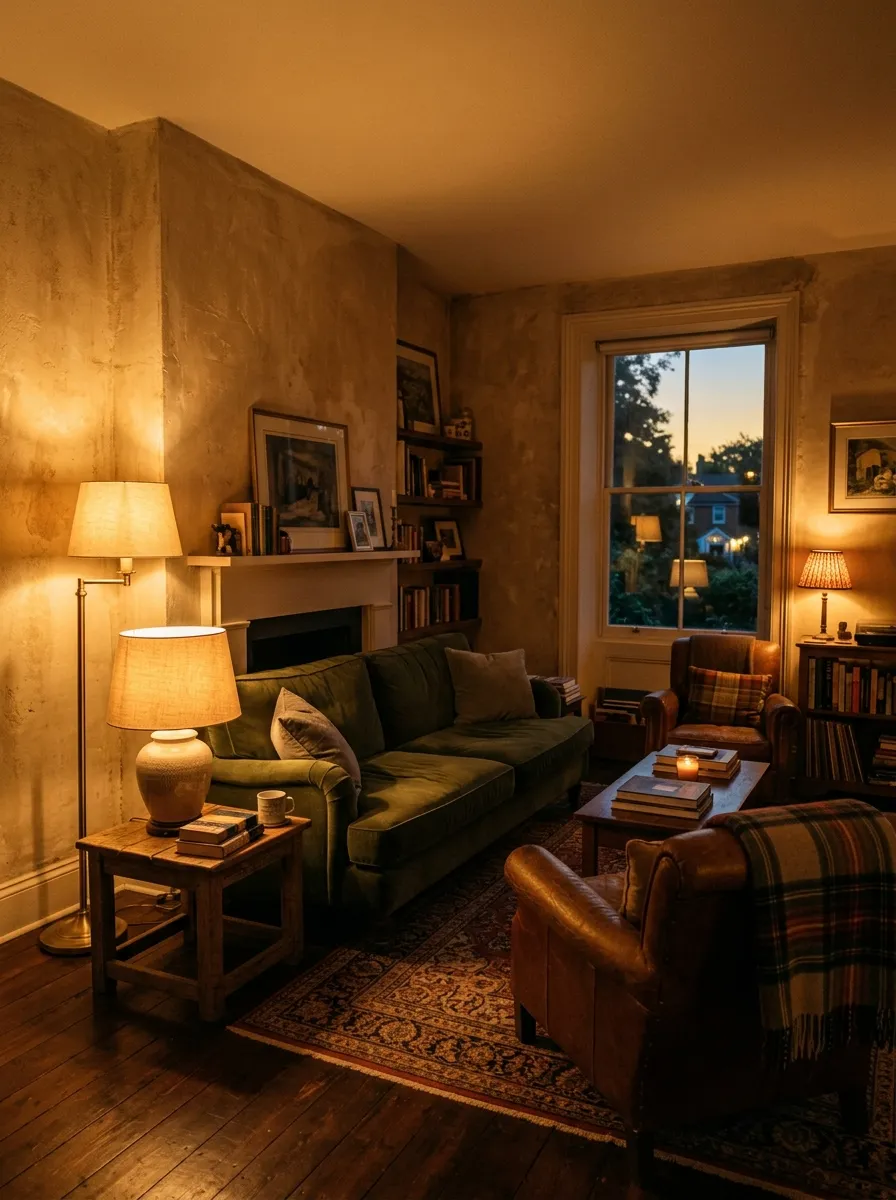 Use Warm Lighting Instead of Harsh Overheads