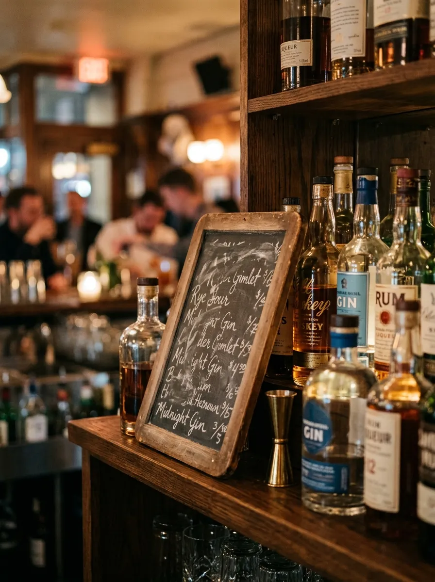 Chalkboard Drink Menu