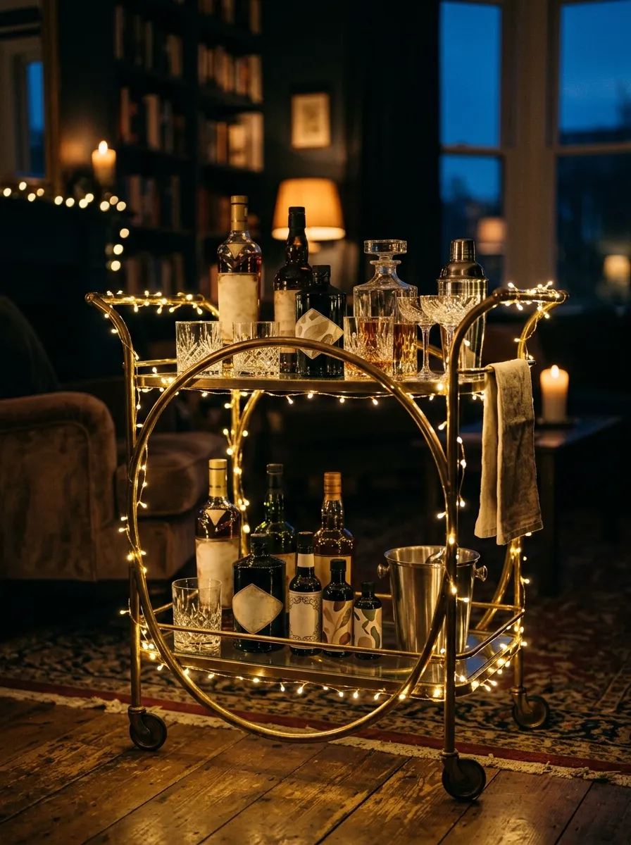 Hang String Lights Around the Frame