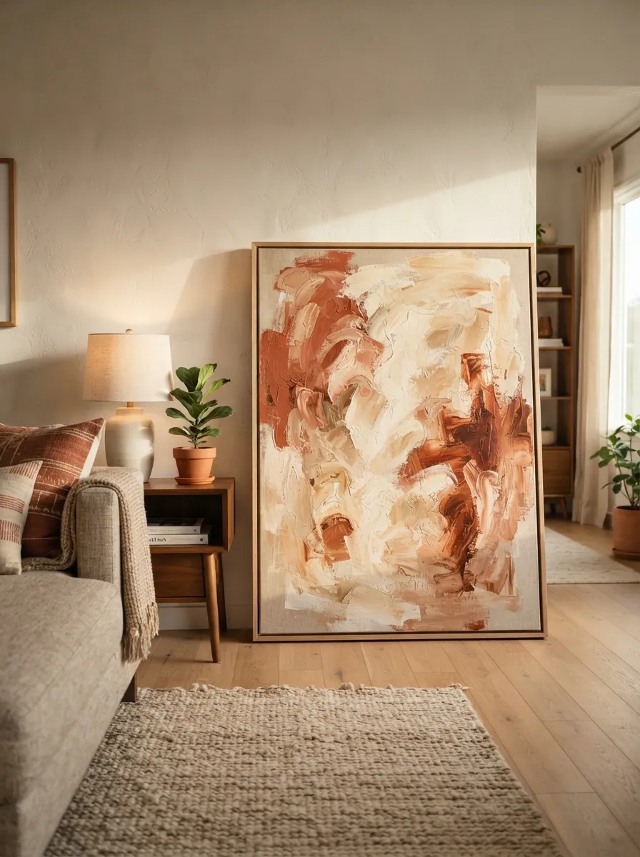 Painted Canvas Abstract Art