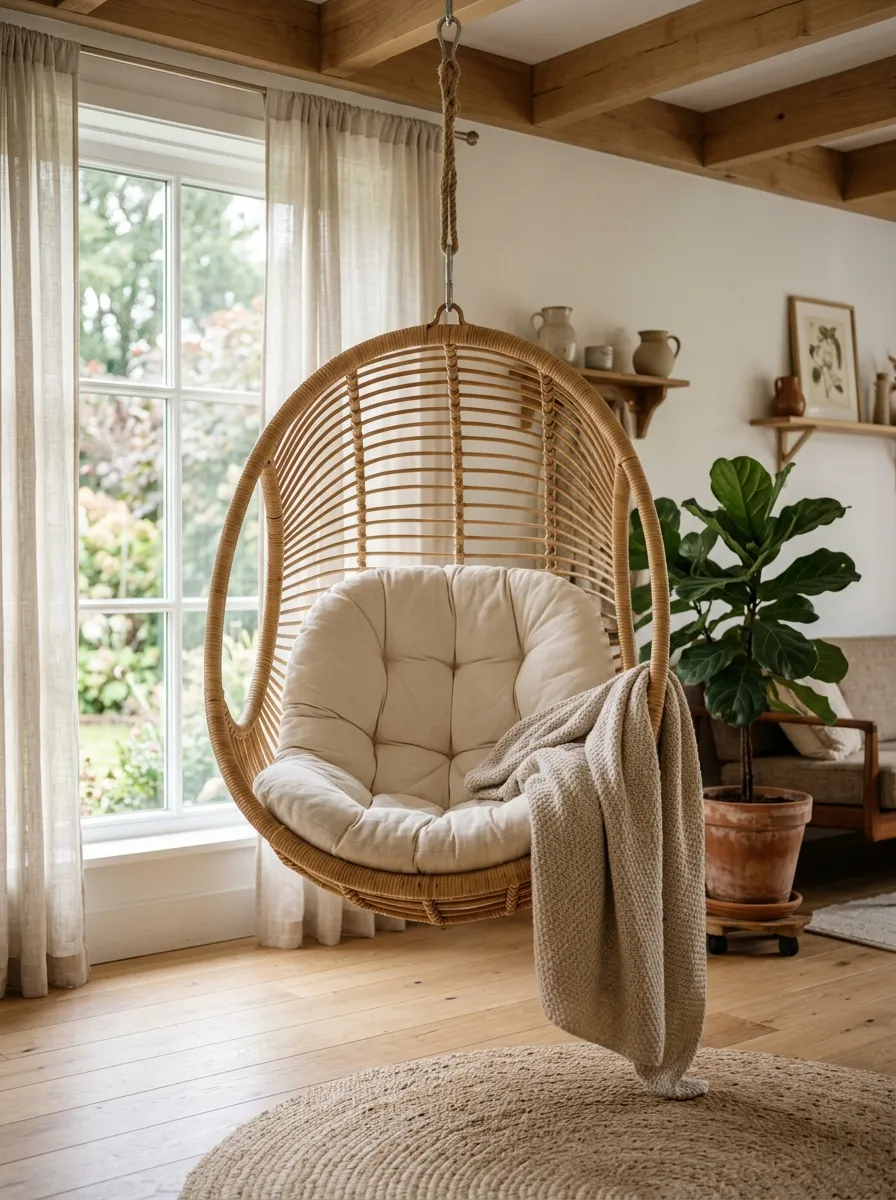 Hanging Egg Chair for Cozy Lounging