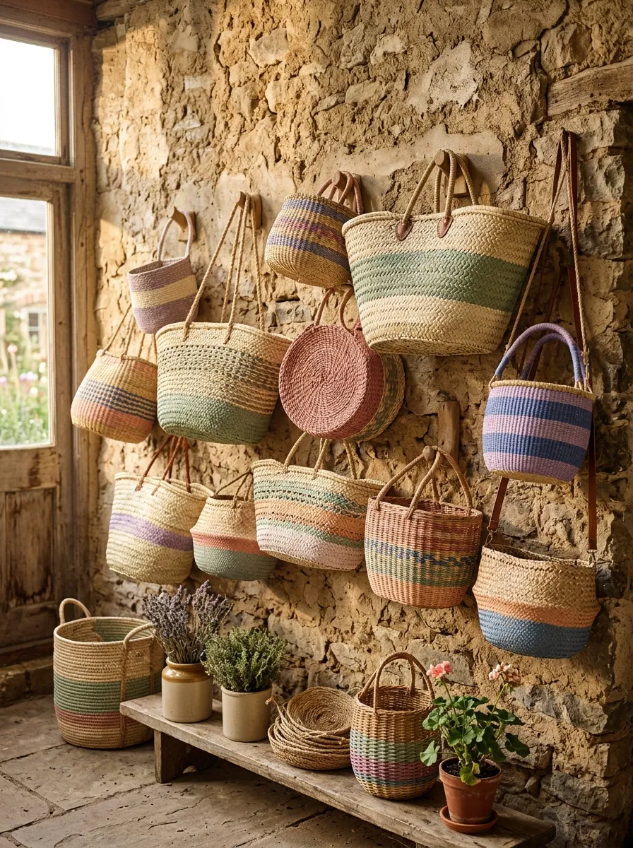 Painted Basket Accents