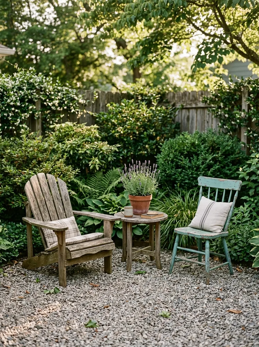 Gravel Seating Nook