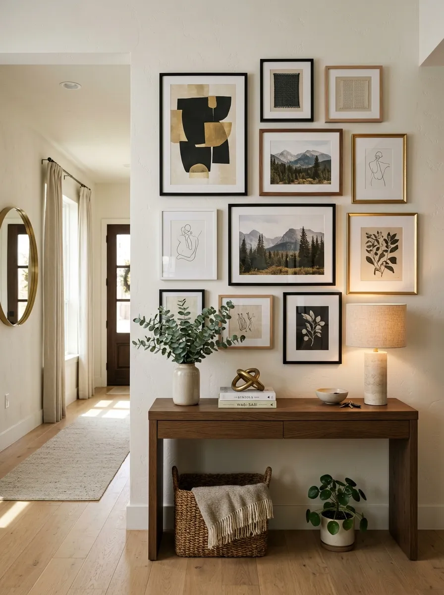 Hang a Gallery of Framed Art