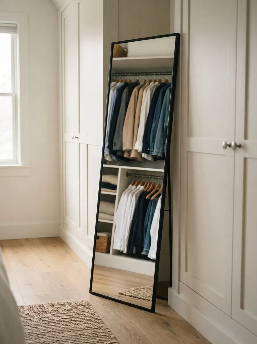 Add a Small Full-Length Mirror