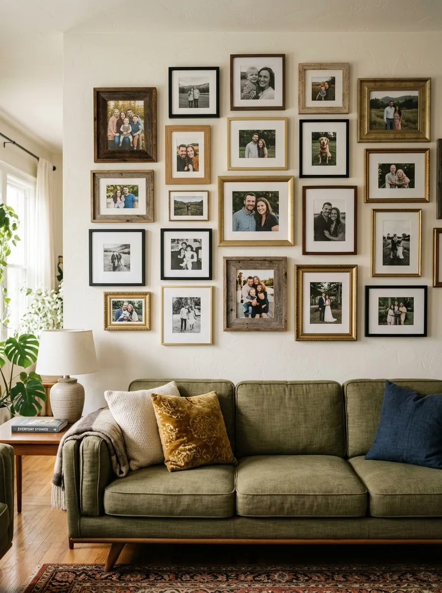 Create a Gallery Wall of Personal Photos