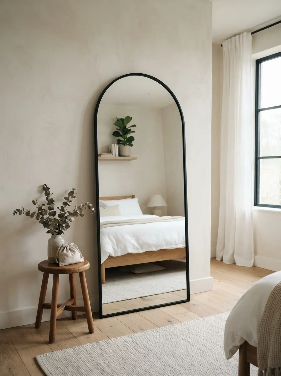 Arched Mirror as a Focal Point