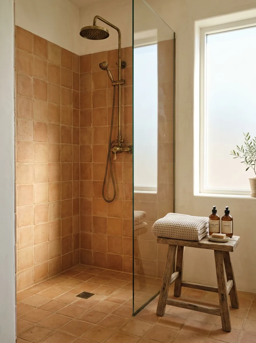 Warm Terracotta Tiles for Earthy Tone