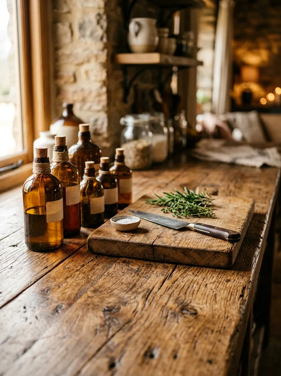 Reclaimed Wood Bar Counter