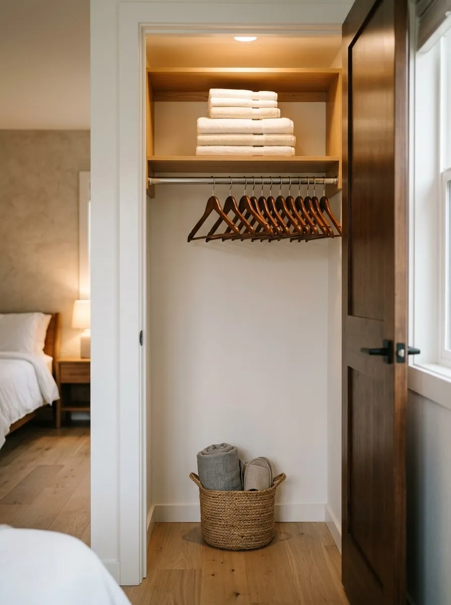 Style the Closet for Guest Use