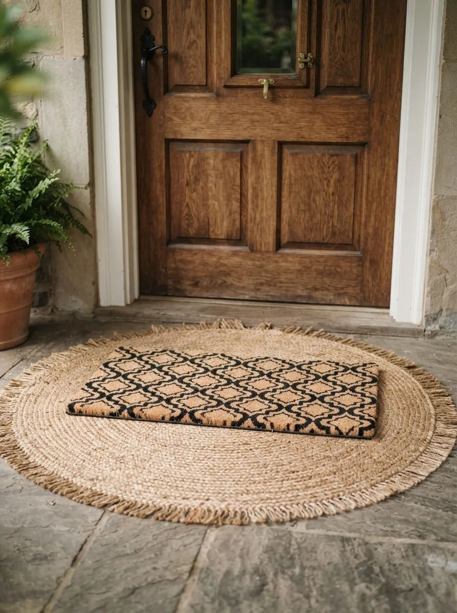 Use a Layered Doormat