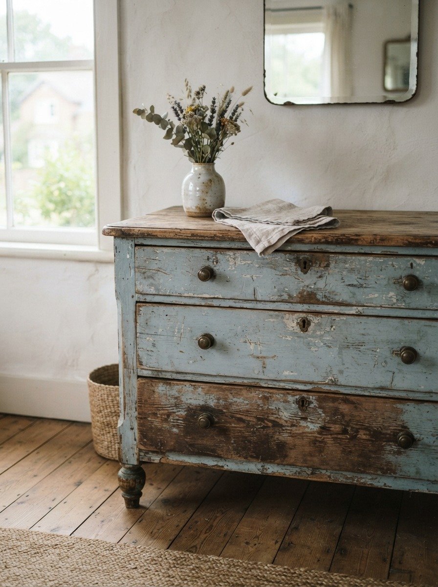 Use Chippy Painted Furniture as an Accent