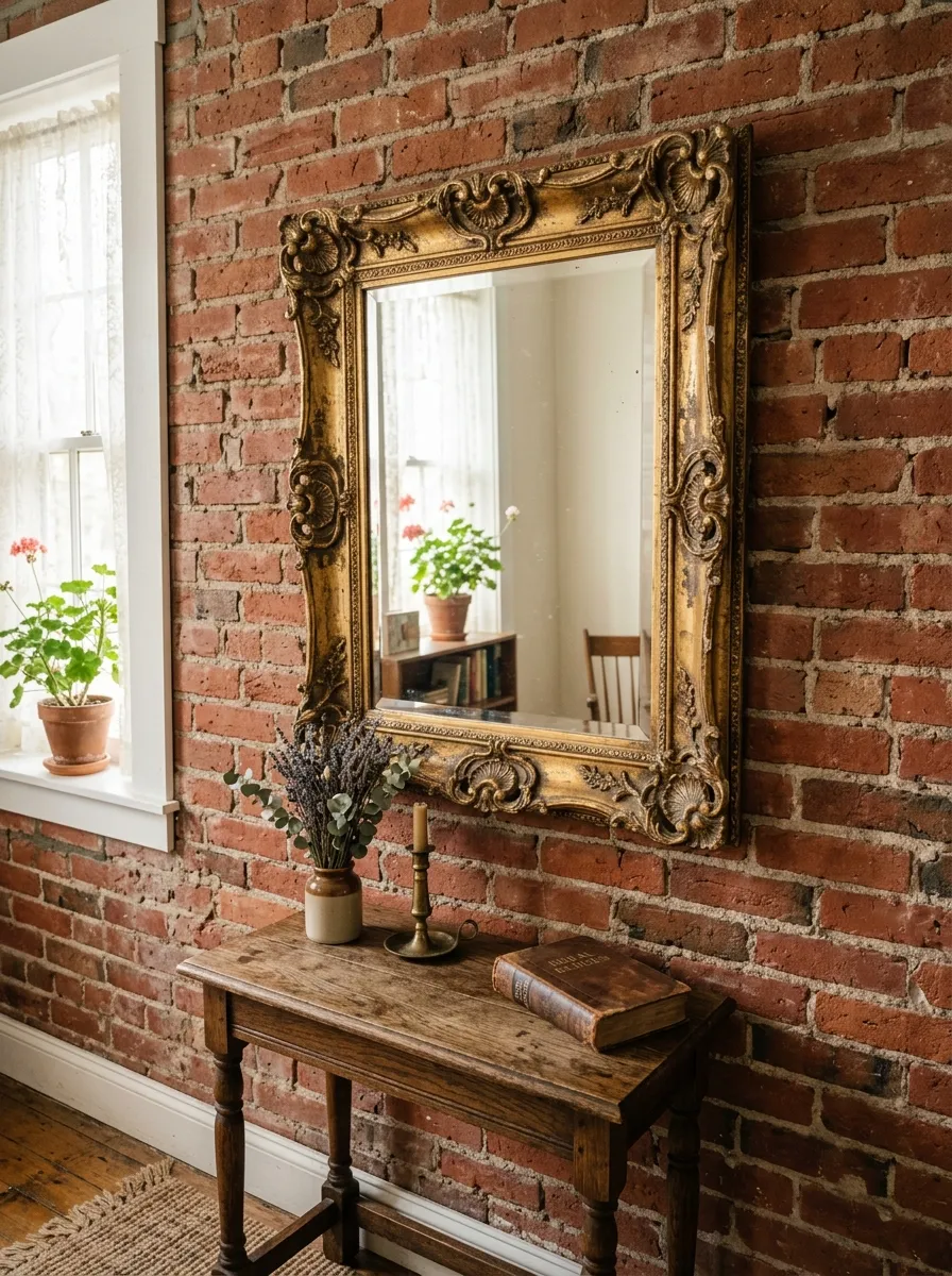 Add A Vintage Mirror