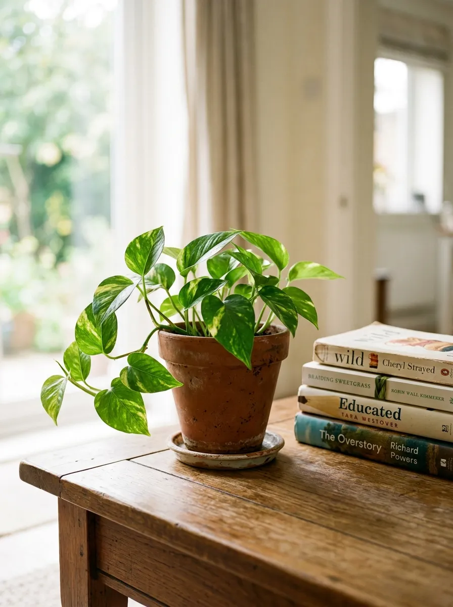 Bring In A Small Potted Plant