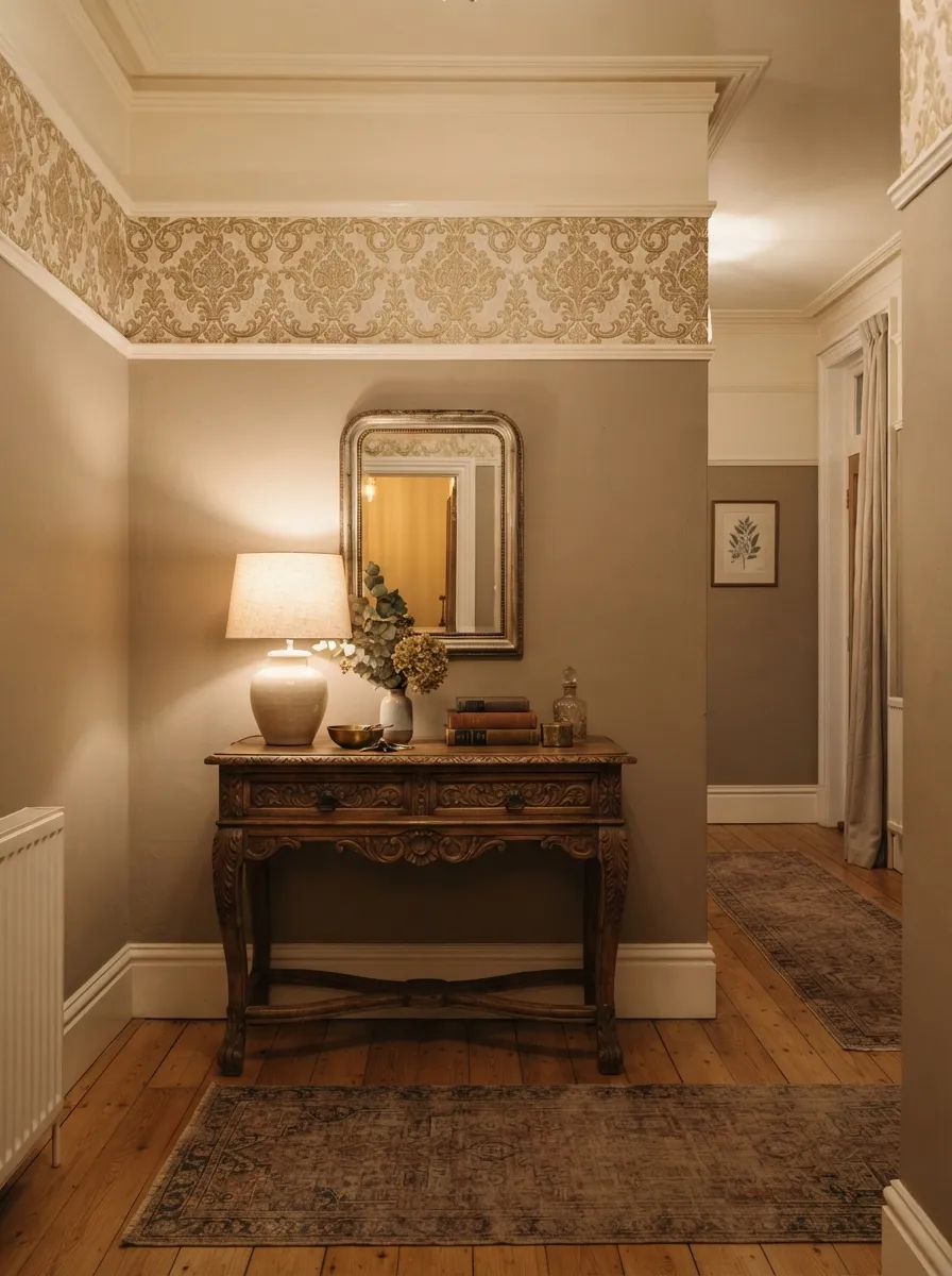 Damask Wallpaper Border