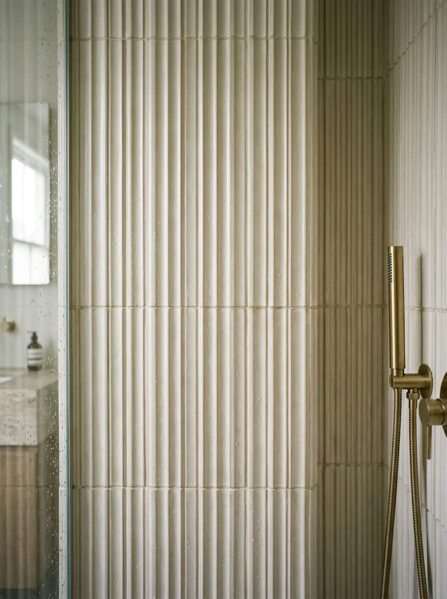 Fluted Ceramic Tiles for Depth