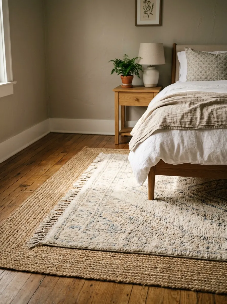 Bring in Layered Rugs
