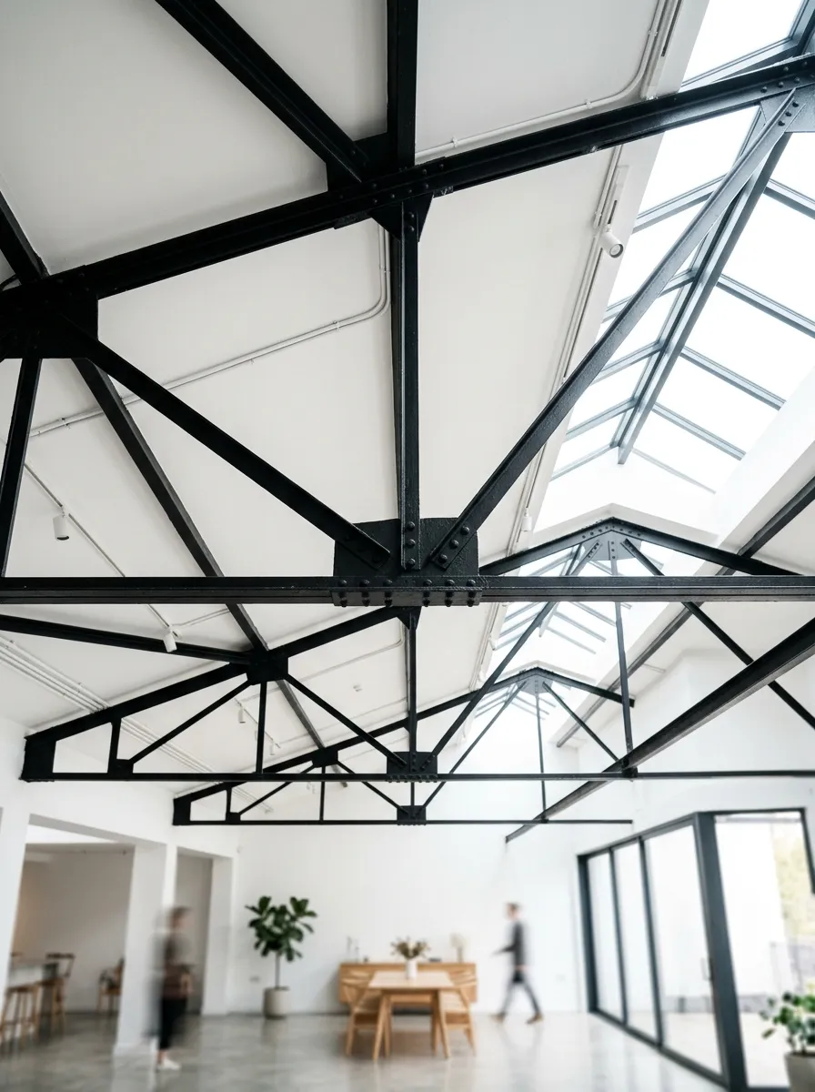 Steel Beam Ceiling Accents