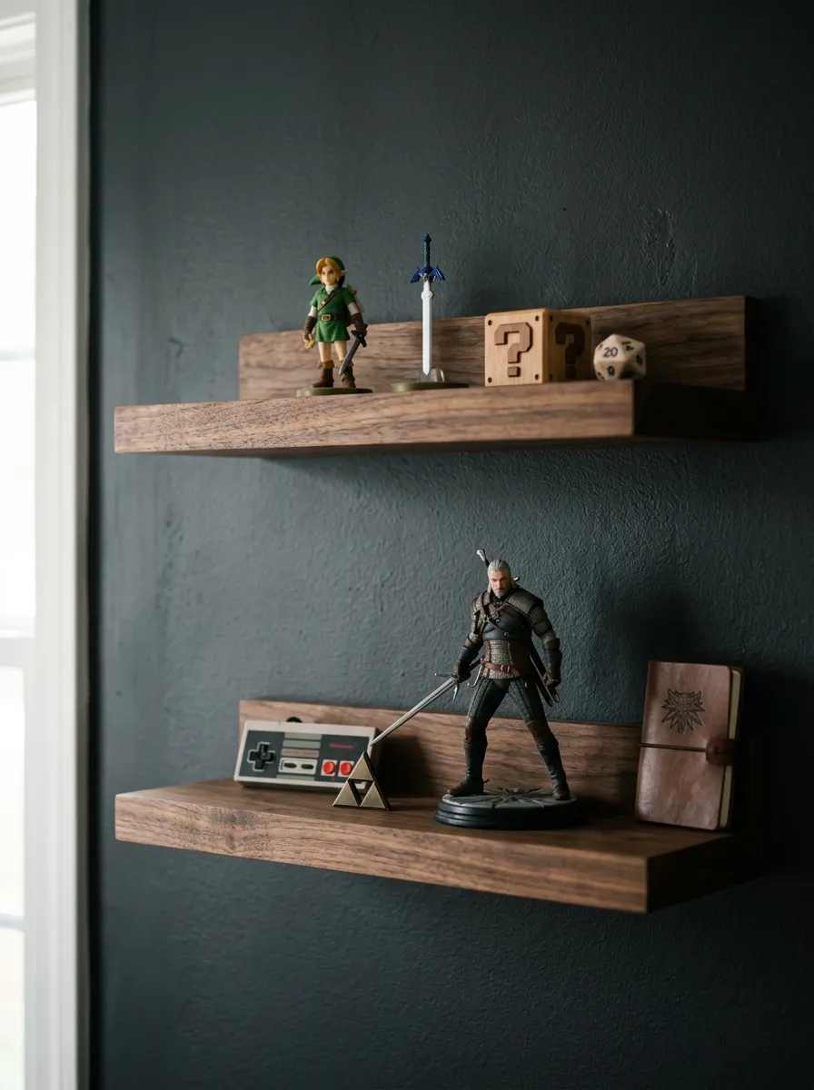 Floating Shelves for Collectibles