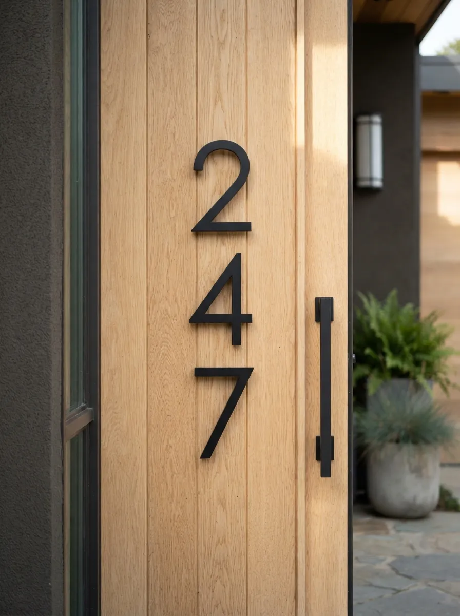 Add House Numbers as Decor