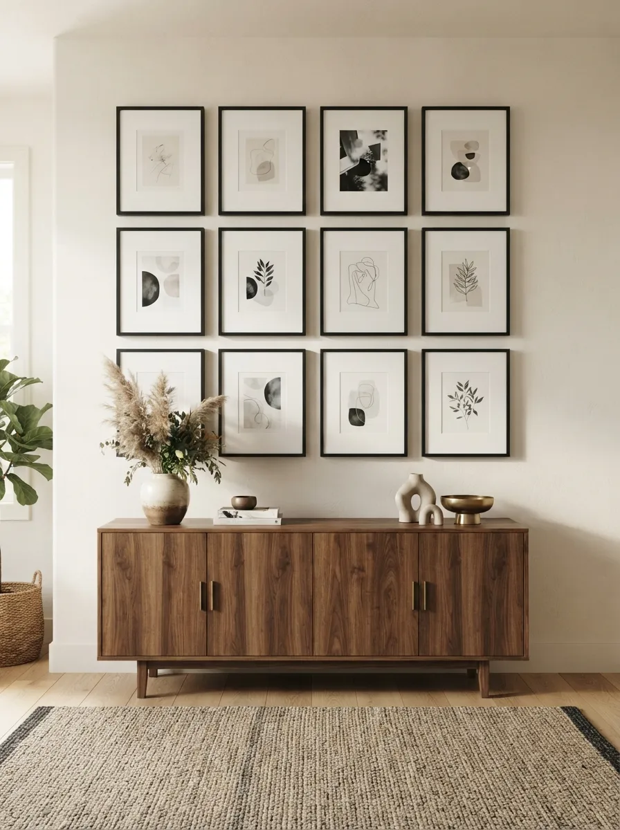 Frame and Hang Art at the Right Height